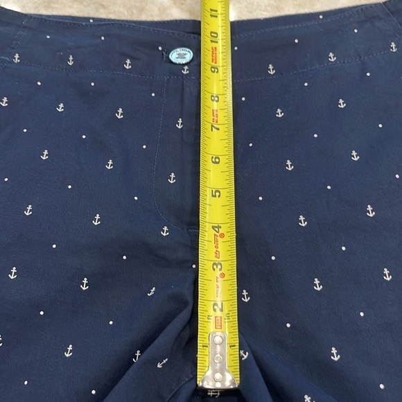 Nautica Signature Embroidered Shorts – Navy Blue | Women’s Size 10 - Picture 13 of 15